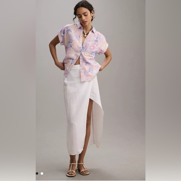 CLOTH & STONE Surf Shirt in blue and pink shades - Picture 11 of 12